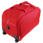 Kırmızı kumaş 2 tekeli kabin boy hostes valiz